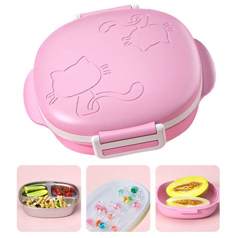 chezmax stainless steel bento lunch box for kids|stainless steel lunch box for kids.